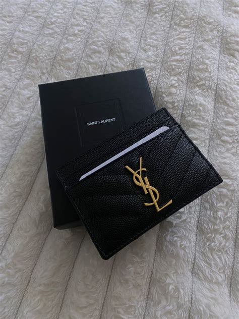 ysl cardcase|YSL cassandre card holder.